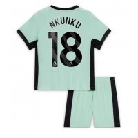 Maglie da calcio Chelsea Christopher Nkunku #18 Terza Maglia Bambino 2023-24 Manica Corta (+ Pantaloni corti)